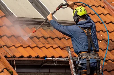 Démoussage et hydrofuge de toiture à Mouscardès
